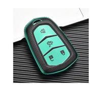 NANGAEBPPW Para Cadillac XT5 CT5 XT6 Para Escalade CT6 ATS CTS DTS ESV SRX STS XTS ELR ATS-L 28T Funda Llave Coche TPU Carcasa Accesorio(Verde,5 Button)