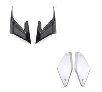 NANGAEBPPW para CB650R 2019 2020 2021 2022 2023 Protector de ala de Motocicleta Carenado de Viento Paneles Laterales del Marco Protector de Tapón de Tanque(Plata,1 Juego)