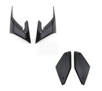 NANGAEBPPW para CB650R 2019 2020 2021 2022 2023 Protector de ala de Motocicleta Carenado de Viento Paneles Laterales del Marco Protector de Tapón de Tanque(Negro,1 Juego)