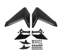 NANGAEBPPW para CB750 para Hornet CB 750 2023 2024 2025 Motocicleta Alerón Delantero Spoiler Downforce Naked Side Front Carenado Aerodinámico(Negro)