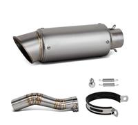 NANGAEBPPW Para CBR250RR CBR250 RR 2017 2018 2019 2020 2021 2022 2023 2024 Tubo De Conexión Central De Escape Deportivo De Carreras(Style k)