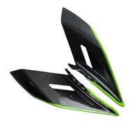 NANGAEBPPW para CFMOTO 450 SR 450SRS 2022 2023 2024 450SR Winglet Fuerza descendente Lateral Spoiler Naked ala Fija Careneado Deflector Piezas(Carbon Fiber Green)