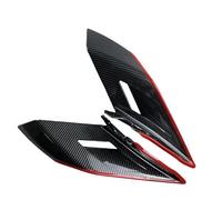 NANGAEBPPW para CFMOTO 450 SR 450SRS 2022 2023 2024 450SR Winglet Fuerza descendente Lateral Spoiler Naked ala Fija Careneado Deflector Piezas(Carbon Fiber Red)