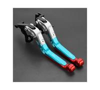 NANGAEBPPW Para CFMOTO 700CLX 700CLX CLX700 700 CLX Adv Sport Versiones Accesorios De Motocicleta Palancas De Embrague De Freno Extensibles Ajustables(Blue Red)
