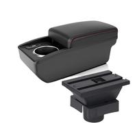 NANGAEBPPW Para Citroën Para Sega Reposabrazos Coche Modificación Interior Gran Espacio Almacenamiento Con USB(B1 Red line 6 usb)