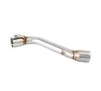 NANGAEBPPW Para CRF 250 Para Rally CRF250L CRF250 CRF 250L 2017 2018 2019 2020 Tubo De Conexión Central De 51 Mm Silenciador De Escape Para Motocicleta