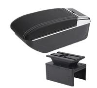NANGAEBPPW Para Dacia Para Jogger Caja De Descansabrazos Caja De Almacenamiento Central Retrofit Interior Accesorios De Automóvil(B3 línea blanca SIN USB)
