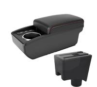 NANGAEBPPW Para Dacia Para R&enault Para Sandero Para Logan 2 Caja Descansabrazos Auto Caja Almacenamiento Accesorios Auto(B1 Red line 6 usb)