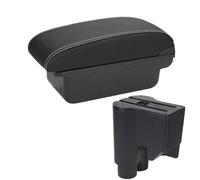 NANGAEBPPW Para Daihatsu Para Sirion Reposabrazos Para Materia 2007-2015 Caja De Reposabrazos De Coche Central Almacenar Contenido Caja De Almacenamiento Brazo(C3 Negro blanco SIN USB)