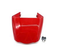 NANGAEBPPW para Ducati para Diavel 1200 2011-2018 para Strada para Cromo para Tripe Carenado Piloto Trasero Moto Joroba Trasera Cubre Asiento Trasero(Rojo)