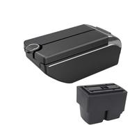 NANGAEBPPW Para F&ord Para Fiesta Caja De Brazo Para F&ord Para Fiesta MK7 Brazo De Auto 2009-2017 Caja De Almacenamiento Accesorios Interiores(B3 white line 7 usb)