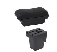 NANGAEBPPW Para F&ord Para Focus 2 Para Focus 2 Mk2 2005 2006 2007 2008 2009 2010 2011 Auto Caja Reposabrazos Caja De Almacenamiento(B2 línea negra 3USB)