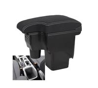 NANGAEBPPW Para F&ord Para Focus Mk2 Auto Reposabrazos Consola Central Caja De Almacenamiento Piel Soporte Detalles Interiores(B3 genuine cowhide 3USB)
