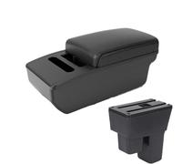 NANGAEBPPW Para Fit Para Jazz 2 2008 2009 2010 2011 2012 2013 2014 Caja De Brazo De Coche Almacenamiento De Brazo(A2 Black Tissue Box)