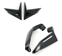 NANGAEBPPW para Forza750 para Forza 750 2021 2022 Kit Deflector de Aire para Moto Negro Spoiler Accesorio Spoiler Lateral(Negro,Un Juego)
