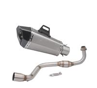 NANGAEBPPW Para Grom M3 MSX 125 MSX125 2013-2018 2019 Silenciador De Escape Deslizante Para Motocicleta Contacto Central Tubo Intermedio(Style C)