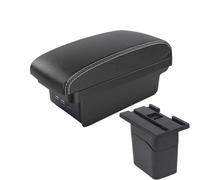 NANGAEBPPW Para Holden Para Cruze 2009 2010 2011 2012 2013 2014 2015 Caja De Reposabrazos Consola Central Caja De Almacenamiento(B3 Negro blanco 3USB)