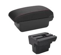 NANGAEBPPW Para Holden Para Cruze Caja Reposabrazos 2009 2010 2011 2012 2013 2014 2015 Caja Reposabrazos Brazo Caja Almacenamiento Consola Central(C1 Negro rojo SIN USB)