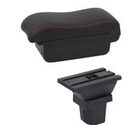 NANGAEBPPW Para Holden Para Trax 2013 2014 2015 2016 2017 Reposabrazos De Piel Consola Central Almacenamiento USB(Línea Roja B2)