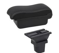 NANGAEBPPW Para Holden Para Trax 2013 2014 2015 2016 2017 Reposabrazos De Piel Consola Central Almacenamiento USB(B2 Línea Blanca)