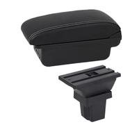 NANGAEBPPW Para Holden Para Trax Caja De Apoyabrazos Coche 2013 2014 2015 2016 2017 2018 2019 2020 Caja De Apoyabrazos Caja Almacenamiento Brazo(B3 Negro blanco 3USB)