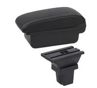 NANGAEBPPW Para Holden Para Trax Caja De Apoyabrazos Coche 2013 2014 2015 2016 2017 2018 2019 2020 Caja De Apoyabrazos Caja Almacenamiento Brazo(A3 Black white NO USB)