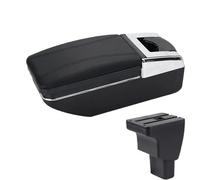 NANGAEBPPW Para Hyundai I10 Caja Descansabrazos Auto Caja Almacenamiento Central Partes Caja Descansabrazos Central(A2 línea negra Sin USB)