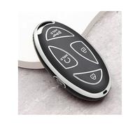 NANGAEBPPW Para Hyundai Para IONIQ 6 Para Grand Para Prix GN7 Para Kona 5 7 Botones Funda Llave Coche En TPU Carcasa Protectora Portallaves(NEGRO,5 Button)