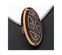 NANGAEBPPW Para Hyundai Para IONIQ 6 Para Grand Para Prix GN7 Para Kona 5 7 Botones Funda Llave Coche En TPU Carcasa Protectora Portallaves(Oro negro,7 Button)