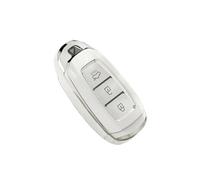 NANGAEBPPW Para Hyundai Para Santa Para Encino Para Solaris Para Azera Para Grandeur Para Elantra Para Accent Fe Funda Llave Coche TPU Carcasa(BLANCO)