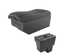NANGAEBPPW Para Jazz Para WR-V Para Fit Para Jazz 3 Reposabrazos Coche 2014-2020 Reposabrazos Central(A3 Negro blanco 7USB)
