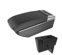 NANGAEBPPW Para Kia Para K3 BL7 2023 2024 2025 Consola Central Caja De Almacenamiento Con Apoyabrazos USB Accesorios Interiores De Coche(Black white NO USB)