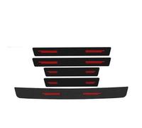 NANGAEBPPW para KIA para Niro Tiras Paragolpes Maletero Trasero Umbral Pegatina Antiarrazones Film Protector Lateral Vaina Puerta Calcomanías(5 Piezas)