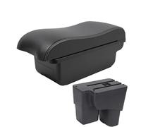NANGAEBPPW Para Kia Para Pegas Caja De Descansabrazos Almacenamiento Central Piezas De Reforma Interior Con USB Accesorios Auto(A3 Black white NO USB)