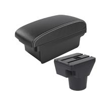 NANGAEBPPW Para Kia Para Rio II 2005 2006 2007-2011 Caja Brazo Auto Almacenamiento Central Modificado Accesorios Interiores Auto(A3 Black white NO USB)