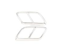 NANGAEBPPW Para Land Rover Para Range Rover Para Velar 2017-2021 Embellecedor De La Cubierta Del Tubo De Escape Trasero Accesorios De Acero Inoxidable(Plata)