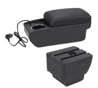 NANGAEBPPW Para MAZDA 2 Caja De Brazo Para MAZDA 2 Para Demio Brazo Auto Caja De Almacenamiento Piezas Retrofit Detalles Interiores(A3 Carga rápida)