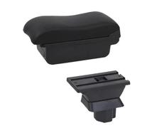 NANGAEBPPW Para Mazda 2 Para Mazda 2 Para Demio Reposabrazos Caja De Almacenamiento Central Interior Retrofit Carga USB(A2 línea negra Sin USB)