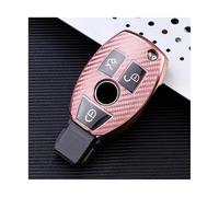 NANGAEBPPW Para Mercedes Para Benz A B C E R Class GLS GLA GLK GLC CLS CLA AMG W204 W205 W212 W463 W176 Funda Llave De Coche TPU(Rosa)