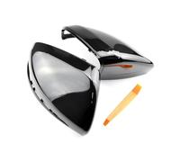 NANGAEBPPW Para Mercedes Para Benz C GLC S E Clase W205 X253 W222 W213 W238 Reemplazo De Cubiertas Espejo Lateral Negro Carbono Carcasa LHD(negro brillante)