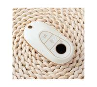 NANGAEBPPW Para Mercedes Para Benz Clase C S W206 W223 S350 C260 C300 S400 S450 S500 Accesorio De Funda Protectora Para Llave Coche TPU(White gold)