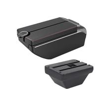 NANGAEBPPW Para MG Para ZS Reposabrazos De Coche Caja De Almacenamiento Central Accesorios Coche Interior Kit Retrofit Con USB Y Portavasos(B1 Red line 7 usb)