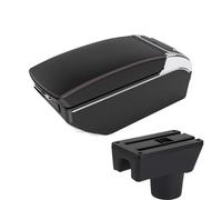 NANGAEBPPW Para Mitsubishi Para Attrage Mirage Reposabrazos Para Space Star Caja Almacenamiento Brazo Accesorios Coche(Black red 7 USB)