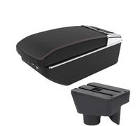 NANGAEBPPW Para Morris Para Garages MG3 Caja De Brazo Para MG MG3 Brazo Consola Central Auto Con Interfaz USB(A1 Negro rojo 7USB)