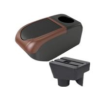 NANGAEBPPW Para Morris Para Garages MG3 Caja De Brazo Para MG MG3 Brazo Consola Central Auto Con Interfaz USB(B3 Brown frame 6USB)