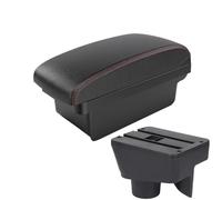 NANGAEBPPW Para Morris Para Garages MG3 Caja Reposabrazos Para MG Para MG3 Reposabrazos Consola Central Coche Con USB(A1 Negro rojo SIN USB)