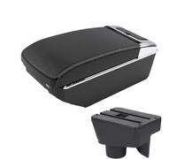 NANGAEBPPW Para Morris Para Garages MG3 Para MG MG3 Reposabrazos Central Accesorios Auto Interior Modificación USB(A3 Negro blanco 7USB)