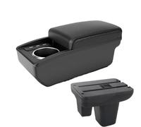 NANGAEBPPW Para Morris Para Garages MG3 Reposabrazos Central Consola Central Caja De Almacenamiento Con Portavasos USB(B2 Línea negra 6USB)