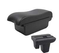 NANGAEBPPW Para Morris Para Garajes MG3 Caja De Brazo Consola Central Central Contenido Almacén Caja De Almacenamiento Con Portavasos USB(A2 línea negra Sin USB)