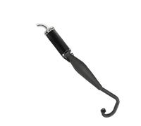 NANGAEBPPW Para Motos Cross Para 2 Tiempos De 43 Cc 47 Cc 49 Cc Piezas De Motor De Motocicleta Sistema De Escape Completo Silenciador Tubo De Contacto(NEGRO)